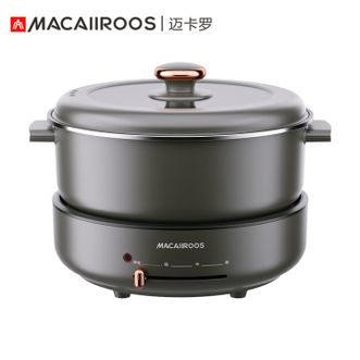MACAIIROOS  电火锅5L 多功能锅电煮锅分体式电炒锅炒菜锅大功率 MC-HG532