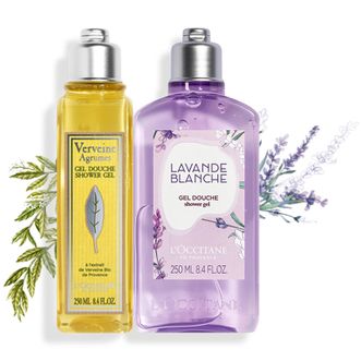 欧舒丹（L'OCCITANE）  马鞭草薰衣草浴啫喱 沐浴露组合装
