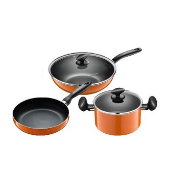 苏泊尔(SUPOR) 锅具套装 炒锅不粘锅套装厨具三件套 TP1612E【炒锅+煎锅+汤锅】