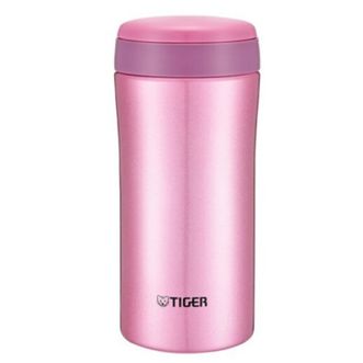 虎牌/Tiger  保温杯真空不锈钢办公杯 男女时尚水杯子MMK-A35C新品 350ml 亮炫粉PH