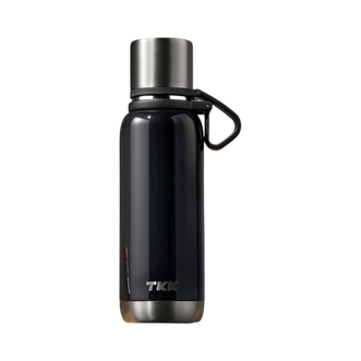 TKK  悦境子弹头保温杯不锈钢食品级316杯子焖泡茶水分离壶550ml  TKK-2038 曜石黑
