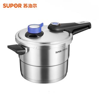 苏泊尔（SUPOR）  蓝眼调压压力快锅 304不锈钢家用高压锅24cm复底加厚电磁炉燃气灶通用