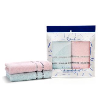 金号  绣丽毛巾系列-7  HY1678  双条毛巾袋装