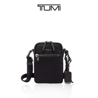 TUMI  Voyageur女士斜挎包 休闲简约单肩斜挎背包  0196614DGM  黑色拼烟枪色