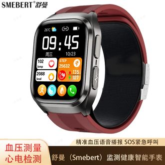 Smebert 腕式心电血压记录智能手表血压精准测量心电检测高性价比手表 Smebert 腕式心电血压记录智能手表血压精准测量心电检测高性价比手表