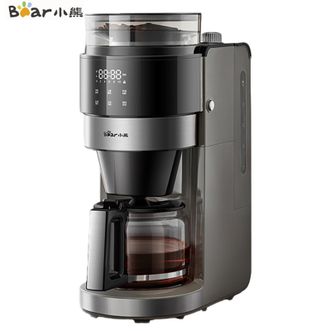 小熊/Bear  咖啡机美式家用研磨一体机花式浓缩咖啡蒸汽奶泡冲泡一体保温咖啡