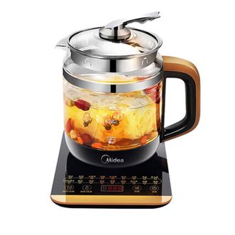美的/Midea  养生壶1.5L大容量 不锈钢烧水壶恒温18大功能 MK-GE1703Pro