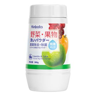 kinbata  果蔬净木幡蛋壳果蔬净清洁粉食品级农药残留水果清洗剂300g   B-141