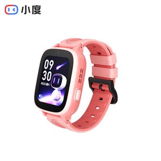 小度/Xiao Du  儿童电话手表 D1 粉色款 全网通4G视频通话 GPS定位 拍照学习 超长待机 移动支付 防尘防水