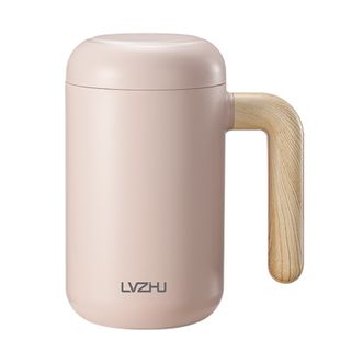 绿珠（lvzhu）   不锈钢保温杯男办公室桌面咖啡泡茶杯K901