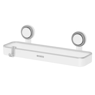 意可可/ecoco  吸盘置物架 简约白色 E25130