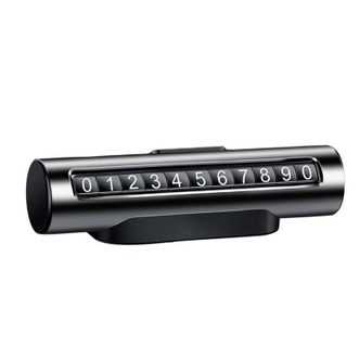 車格仕（CHEGES）  铝合金滚轮挪车电话号码牌汽车临时停车牌 TCP-TC002