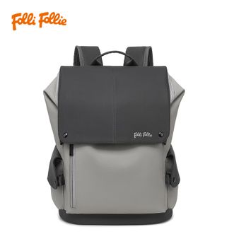 Folli Follie  商务休闲大容量双肩包旅行包  FF-D004A  灰色