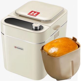 海氏Hauswirt  面包机全自动多功能揉面和面发酵早餐吐司机A5