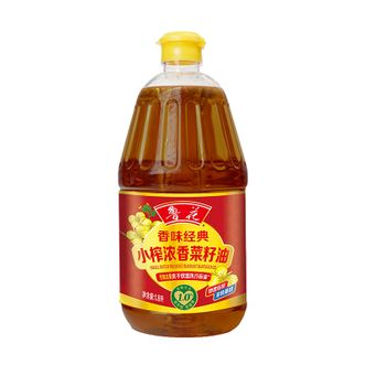 鲁花  香味经典小榨浓香菜籽油 低芥酸-1.8L