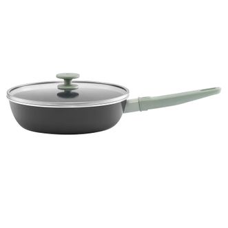双立人（ZWILLING）  第三代NOW PRO不粘锅炒菜锅平底煎锅烹饪锅具少油烟电磁炉燃气厨具 煎炒锅 24cm