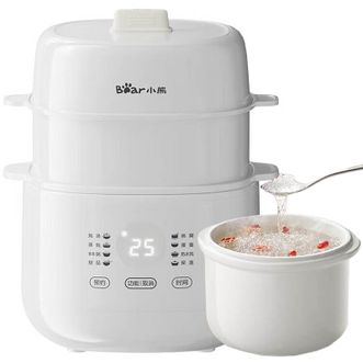 小熊/Bear  电炖锅隔水炖锅L炖汤锅配蒸笼DDZ-E10M3