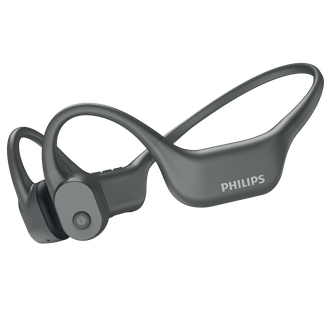 飞利浦（PHILIPS）   无线挂耳式开放式骨传导运动游泳潜水蓝牙耳机TAA6609