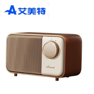 艾美特/Airmate  取暖器迷你小巧暖风机家用宿舍办公桌面暖气机小巧便携暖风机 HP16-K120  复古款