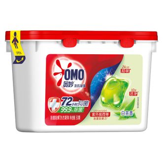 奥妙  自然工坊 柔顺留香 三合一洗衣凝珠 50颗（400g/盒）