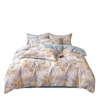 恒源祥  全棉磨毛数码印花四件套-丽思兰