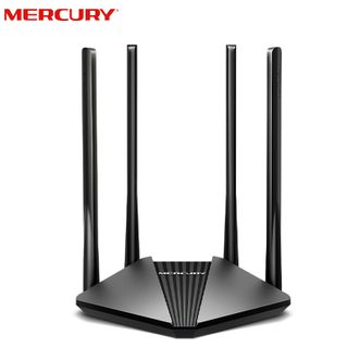 水星/Mercury  双频百兆端口无线路由器 5G双频 高速wifi穿墙王 家用游戏路由 全屋覆盖信号增强 AC1200 幻影D121