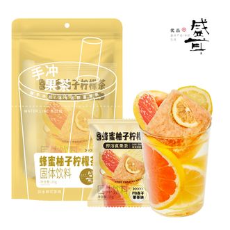 盛耳  手冲果茶 冻干水果茶块 蜂蜜柚子柠檬茶15g*10包