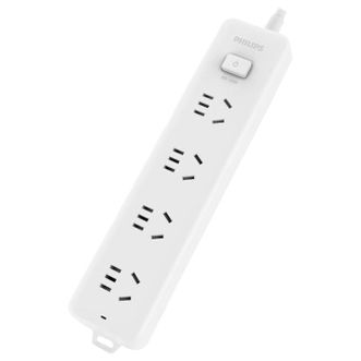 飞利浦/Philips  插座桌面快充插排/插线板/接线板/拖线板 4位总控