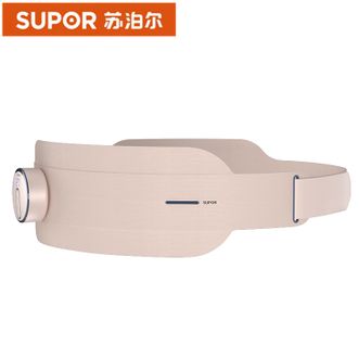 苏泊尔（SUPOR）腰部按摩器按摩仪腰腹部腰部按摩仪姨妈神器热敷暖宫腰带S060405淡藕粉