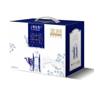 蒙牛  特仑苏纯牛奶 3.8g乳蛋白 全脂灭菌乳  250ml×10