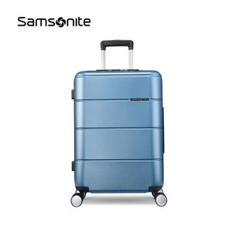 新秀丽/Samsonite  拉杆箱 商务行李箱 旅行箱 大容量登机箱密码箱 顺滑万向轮 20英寸（ TU2 浅蓝色）