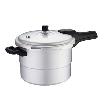 苏泊尔（SUPOR）  好帮手24cm蒸格型高压锅 7.5L容量铝合金压力锅燃气明火专用