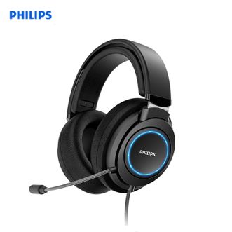 飞利浦（PHILIPS）  游戏版HiFi级游戏耳机 G6105  7.1虚拟环绕 炫彩呼吸灯 头戴式电脑电竞线控带麦耳机