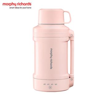 摩飞 /Morphy Richards  电热水壶1L大容量便携式烧水壶电热水壶家用旅行户外携带保温壶双层不锈钢防烫电热水杯