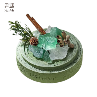 尹谜  香薰礼盒涟漪扩香石室内持久晶石高级摆件生日礼物【庭前栀子】