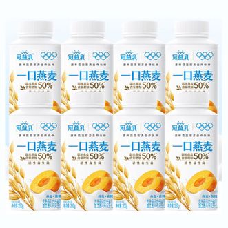 蒙牛  冠益乳燕麦黄桃味酸奶 250g*8瓶