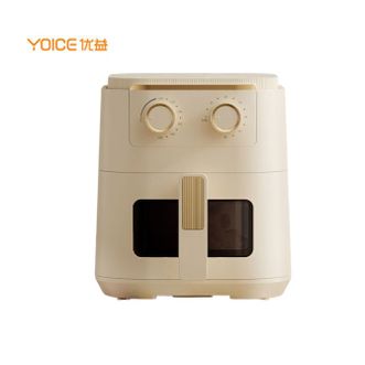优益/Yoice  多功能可视空气炸锅5L大容量电烤箱 无油低脂烘焙薯条机电炸锅 Y-KZ18