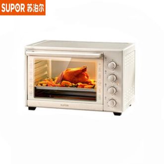 苏泊尔（SUPOR）  电烤箱OJ42A802 家用多功能大容量42L 上下独立控温带炉灯多层烤位 专业烘焙奶油白
