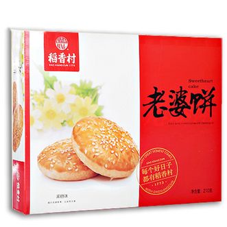 稻香村  糕点点心老婆饼210g特产小吃