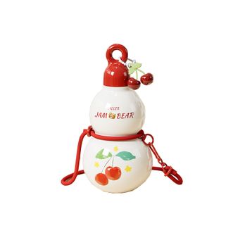 迪乐贝尔/DILLER  葫芦保温杯316不锈钢水壶 便携户外随行茶杯水杯高颜值女士礼物