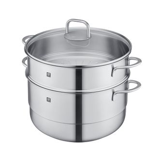 双立人（ZWILLING）  Twin Nova Plus 不锈钢蒸锅2件套28cm(新款)