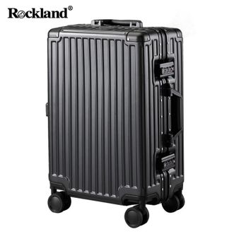 洛克兰/ROCKLAND  20英寸行李箱男万向轮学生铝框拉杆箱大容量旅行箱女登机密码箱子 CRX168