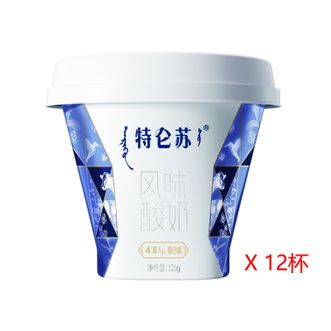 蒙牛  特仑苏原味低温生鲜风味酸奶 125g*12杯