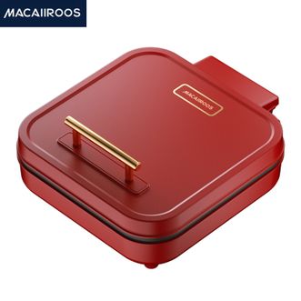 MACAIIROOS  电饼铛双面加热方盘大火力煎饼锅三明治早餐机电饼铛