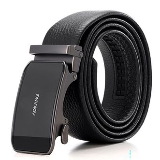 奥康（Aokang）  男士皮带新款时尚商务自动扣腰带真皮青年裤带潮