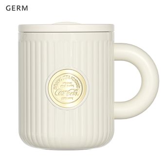 格沵/germ  保温马克杯茶水水杯450ML容量便携随手杯 雪融白