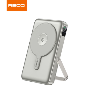 RECCI  RPB-W27移动电源一万毫安自带线快充PD20W充电宝