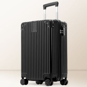 皮尔卡丹/Pierre Cardin  20英寸登机箱行李箱 拉杆箱万向轮旅行箱密码箱子 拉链款