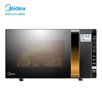 美的/Midea  微波炉烤箱一体机变频家用900W微烤一体23升 平板加热杀菌易清洁 X3-233A