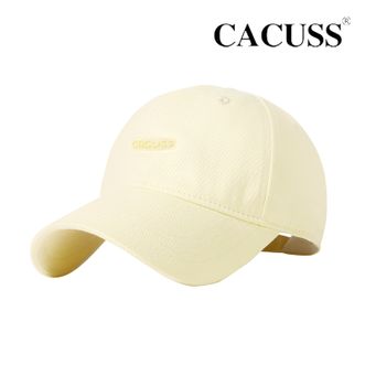CACUSS  鸭舌帽 棉质面料  男女款通用帽 米白 BQ250933MI